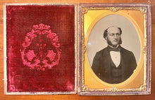Load image into Gallery viewer, SHEW Half Plate Ambrotype San Francisco California Man Gold Rush Era 1850s