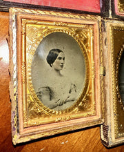 Load image into Gallery viewer, Lot Of 3 Photos Of ID’d Woman Including Post Mortem Daguerreotype 1850s