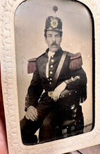 Load image into Gallery viewer, Tinted Tintype Photo Civil War Militia Soldier / 2nd Massachusetts / 1860s Color