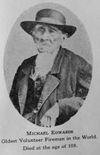 Load image into Gallery viewer, Rare Antique Photo Oldest Fireman JAMES EDWARDS AGE 103 Pennsylvania History