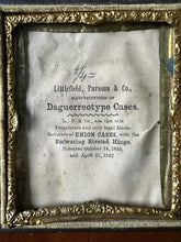 Load image into Gallery viewer, EMPTY 1/6 Union Case With Glass 1850s For Ambrotype Tintype Or Parts