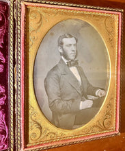 Load image into Gallery viewer, Half Plate Daguerreotype Shipwright Rodney Park Lu Gar Brooklyn New York Dated 1855