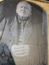 Load image into Gallery viewer, 1/6 1840s Daguerreotype Photo Very Old Man Born 1700s Revolutionary War Era