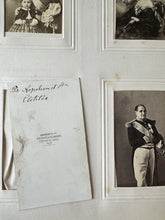 Load image into Gallery viewer, Beautiful Antique Photo Album 1860s CDV Political Royalty Religious Pope Rare
