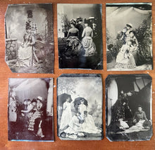 Load image into Gallery viewer, Unusual Lot of Tintype Photos of Women 1880s Girlfriends