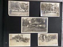 Load image into Gallery viewer, Antique WWI Era Snapshot Album Rare Racecar Women Navy Airplane Football Sports