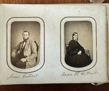 Load image into Gallery viewer, 1860s Photo Album Civil War Soldier Andersonville POW Mourning ID'd Quaker Fam