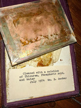 Load image into Gallery viewer, 1840s 1/4 Daguerreotype Photo Man Plumbe Case? Old Note in Case from 1974!