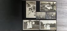 Load image into Gallery viewer, Antique WWI Era Snapshot Album Rare Racecar Women Navy Airplane Football Sports