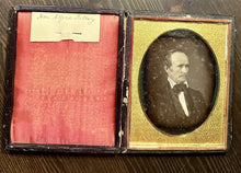 Load image into Gallery viewer, Rare OHIO HISTORY Daguerreotype of ALFRED KELLEY "Father of the Erie Canal"