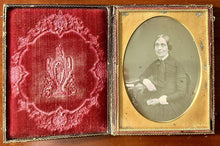 Load image into Gallery viewer, 6x4 Half Plate Daguerreotype New York Woman by Henry Insley, 1850s
