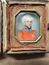 Load image into Gallery viewer, 18th / 19th Century British Military Miniature Portrait Painting 1700s Antique