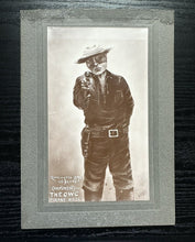 Load image into Gallery viewer, VERY RARE GOLD RUSH OWL SALOON ADVERTISING WITH MASKED OUTLAW AIMING GUN MINING