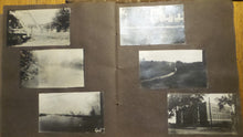 Load image into Gallery viewer, Circa 1910's Antique PHOTO ALBUM & PHOTOS Family, Children, Women, Animals