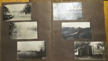 Load image into Gallery viewer, Circa 1910's Antique PHOTO ALBUM & PHOTOS Family, Children, Women, Animals