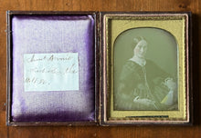 Load image into Gallery viewer, Beautiful Woman Holding Fan McClees & Germon Philadelphia Daguerreotype 1840s