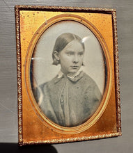 Load image into Gallery viewer, Half Plate Daguerreotype Little Girl Head Turned Southworth & Hawes Boston