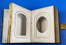 Load image into Gallery viewer, Two Empty 1860s Leather Photo Albums for CDVs & Tintypes