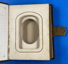 Load image into Gallery viewer, Two Empty 1860s Leather Photo Albums for CDVs & Tintypes