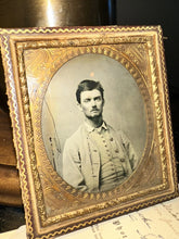 Load image into Gallery viewer, Confederate Civil War Soldier Georgia or Florida 1/6 1860s Ambrotype Photo