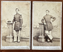 Load image into Gallery viewer, Civil War Soldier Brothers CALIFORNIA ARMY CDV Photo San Francisco Photographer