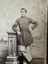 Load image into Gallery viewer, Civil War Soldier Brothers CALIFORNIA ARMY CDV Photo San Francisco Photographer