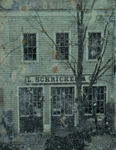 Load image into Gallery viewer, RESERVED 1/4 Daguerreotype Outdoor Street / Storefront Scene in Iowa 1850s
