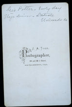 Load image into Gallery viewer, ID'd Stagecoach Driver Latrobe California Pioneer 1800s Photo Sacramento