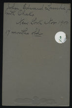 Load image into Gallery viewer, ID'd Boy John LAMBIE with Asian Japanese Nanny 1900 New York Photo Toys