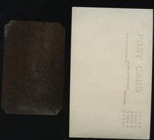 Load image into Gallery viewer, Two Antique Photos Native American / First Nations Medicine Man & Wife Tintype RPPC