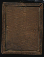 Load image into Gallery viewer, Silhouette & Hair Memorial in Frame 1830s / 1860s Antique Mourning Art