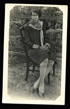 Load image into Gallery viewer, Young Black Girl Dressed Up Styled Hair Texas Photographer Vintage Outdoor Photo