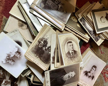 Load image into Gallery viewer, Giant Lot of 200 Antique / Victorian Era Photographs