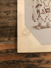 Load image into Gallery viewer, Advertising Girl Cabinet Photo / Fruit & Seeds Pinned to Dress / Banner Lady Int