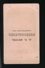 Load image into Gallery viewer, Illinois Photographer JV Hoyer Advertising CDV Photo W Camera Josh Billings Rare