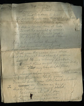 Load image into Gallery viewer, Post Mortem Ambrotype Little Girl PLUS Several Pages of Mourning Poetry