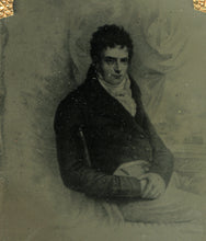 Load image into Gallery viewer, Rare Ambrotype Engraving Steamboat Inventor Robert Fulton Photographed in Book!