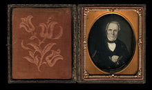 Load image into Gallery viewer, 1/6 Daguerreotype of Painted Portrait Painting of a Man with CRUTCHES