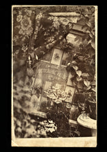 Load image into Gallery viewer, Rare Double Sided CDV Photo Photographer Advertising, 1800s Trade Card Antique