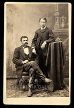 Load image into Gallery viewer, Antique Photo Ethnic Mexican ? Nevada Rancher Politician Stamped Logo on Boots