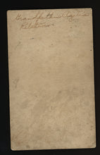 Load image into Gallery viewer, 1860s CDV Man & His Motion Blurred / Face Doubled DOG Smoking Cigar!