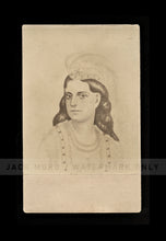 Load image into Gallery viewer, Rare Spirit Guide CDV of White Feather, Drawing by Wella & Pet Anderson