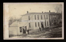 Load image into Gallery viewer, 1860s Street Scene Silver Lake House Hotel - Kosciusko County Indiana History