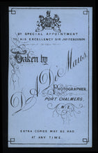 Load image into Gallery viewer, RARE Antique 1800s Photo Young Maori New Zealand Photographer De Maus / Tattoos