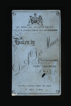 Load image into Gallery viewer, RARE Antique 1800s Photo WIRIAM CHIEF New Zealand Photographer De Maus / Tattoos