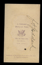 Load image into Gallery viewer, Civil War Soldier 24th NY Cavalry Reverend Samuel Stoddard, Signed CDV 1860s