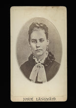 Load image into Gallery viewer, Young Murder Victim Josie Langmaid - 1875 CDV Photo