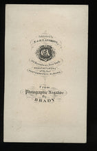 Load image into Gallery viewer, Sideshow Little People Sisters Minnie & Lavinia Warren, 1860s CDV Photo by Brady