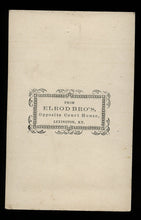Load image into Gallery viewer, Civil War Soldier Lexington Kentucky Photographers Elrod Bros 1860s CDV Photo