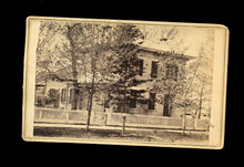 Load image into Gallery viewer, Uncle Theodore's House in Beloit Wisconsin 1860s CDV Photo / antique victorian